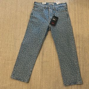 Levi’s high rise wedge straight jeans
